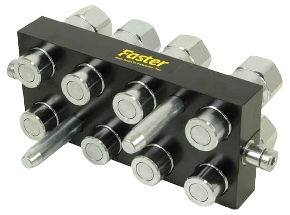 Faster multi snabbkoppling 8x 1/2" BSP hane (typ P808)
