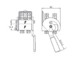 Faster multi snabbkoppling 4x 1/2" BSP hona (typ PH408) – bild 3