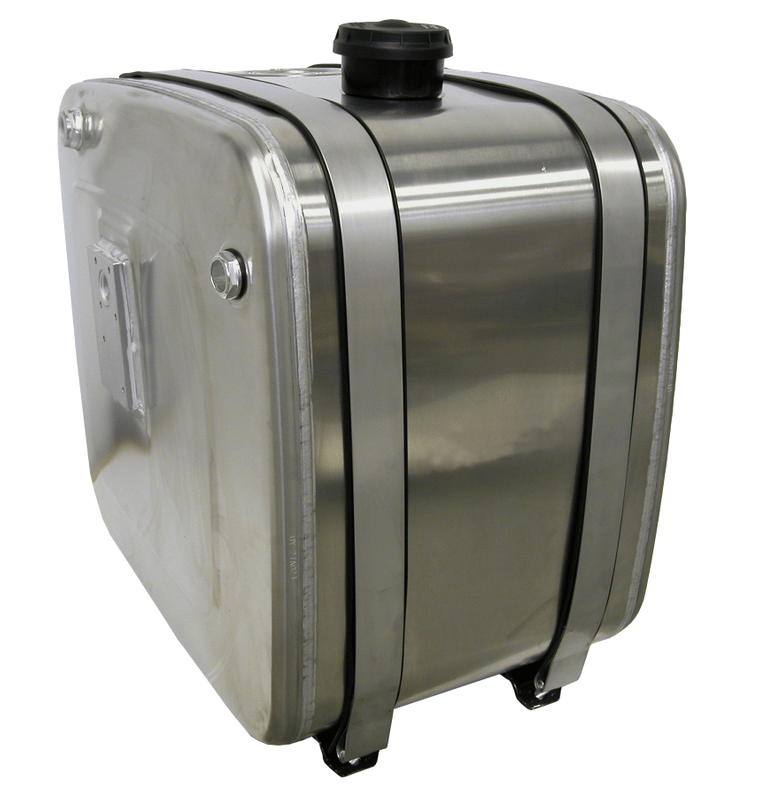 Hydraultank 170 liter aluminium med sidmontering och internt filter