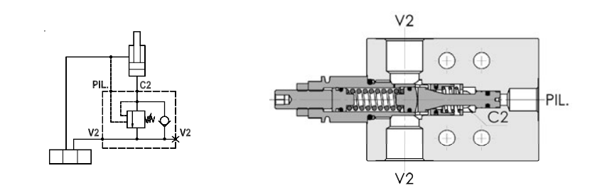 Enkelverkande balanseringsventil 1/2” SAE 6000 – bild 3