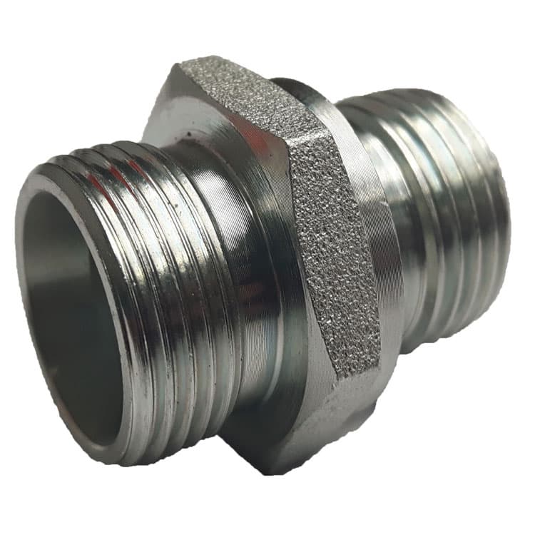 BSP 1" 1/2 - 38S (M52x2) hane inskruvningskoppling – bild 2