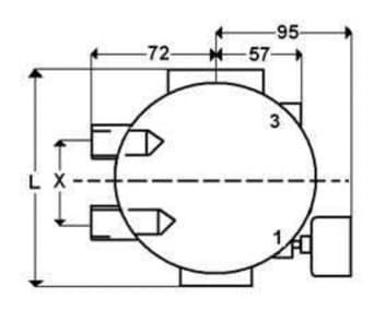 Filterhus för inline sugfilter 3/4" BSP – bild 4