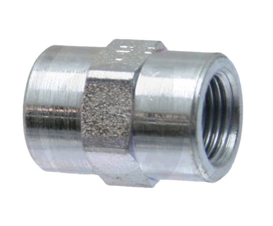 Inskruvningshylsa lång 1/4" - 1/4" BSP rund hona
