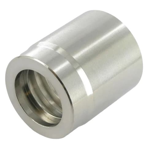 Rostfri presshylsa för DN 5/8" lämplig för R1A/1ST