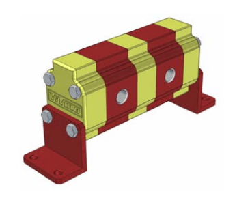 Flödesdelare (motor) utan ventiler 2 sektioner 0,6-3 l/min