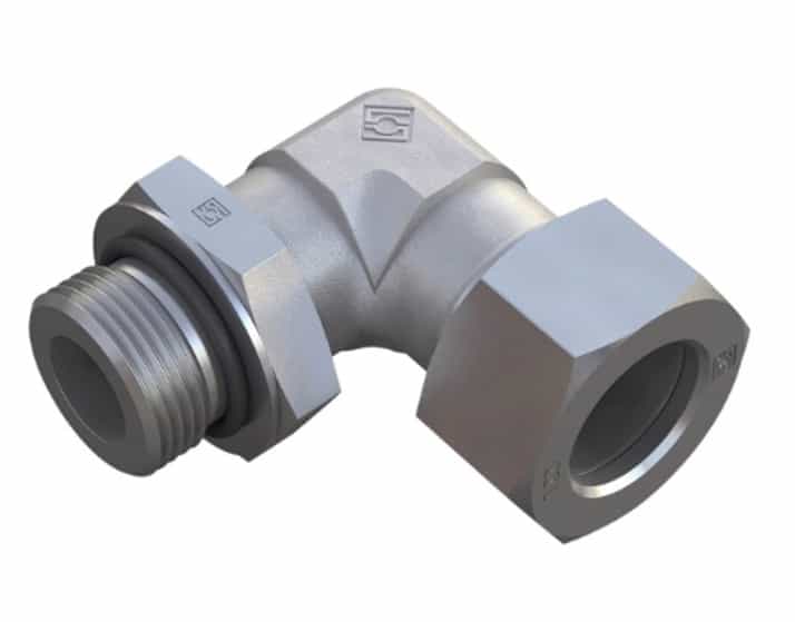 Reducering vinkelkoppling BSP 1/4" - 10L (M16x1,5) hane