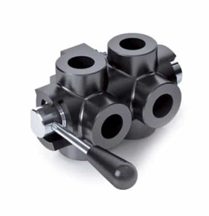 6-vägs kulventil 1/2" BSP