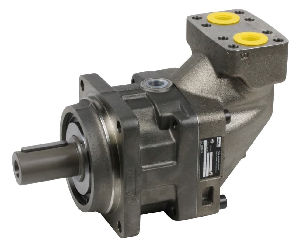 Parker axialkolvmotor F12 80cc med 386 l/min 40mm axel