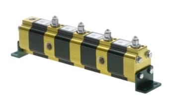Flödesdelare (motor) med ventiler 4 sektioner 3-15,5 l/min - grupp 1