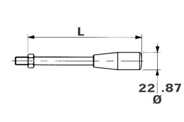 Spak M10x250mm AL01 – bild 2