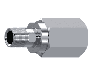 Rostfri svängkoppling 3/8'' BSP rak