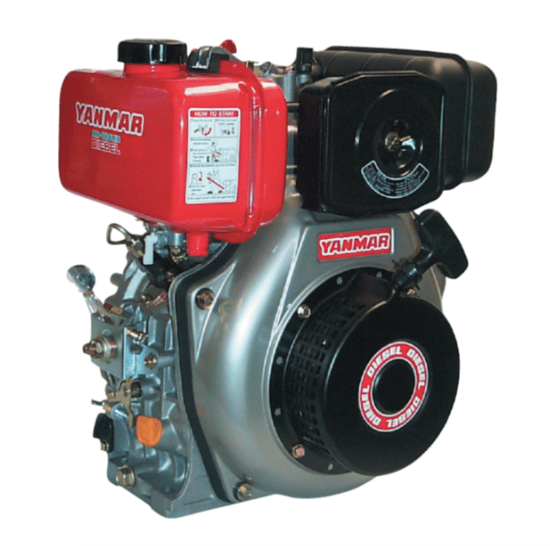 Yanmar L100 dieselmotor (elektrisk start)
