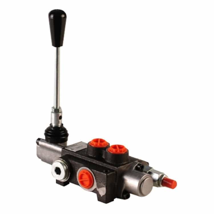 P40 riktningsventil för enkelverkande cylinder 40 L/min handmanövrerad 3/8" BSP
