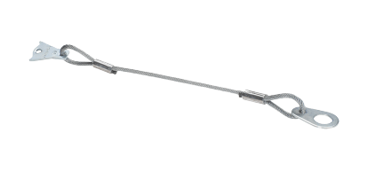 Säkerhetslina av stål för 9/16 hydraulslangkopplingar