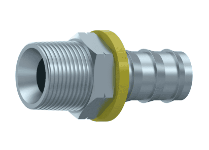 1/4" NPT push-lock presskoppling hane för 1/4" (DN06) slang