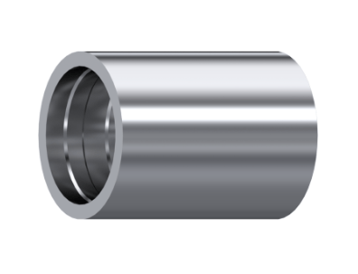 Rostfri presskoppling för DN 3/4" lämplig för slät PTFE-slang