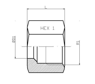 Svivelmutter 4 LL (M8x1) – bild 2