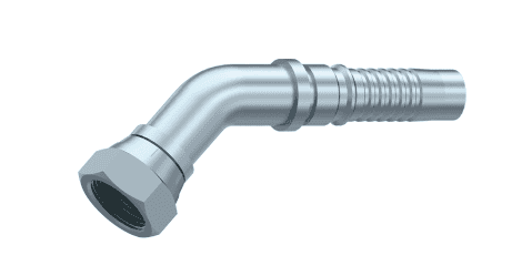 1" BSP interlock presskoppling 45º invändig gänga med o-ring för 1" (DN25) slang