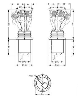 Joystick sub-D 5 funktioner vänster – bild 2