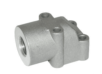 Pumpfläns vinklad 3/4" BSP (55 mm)