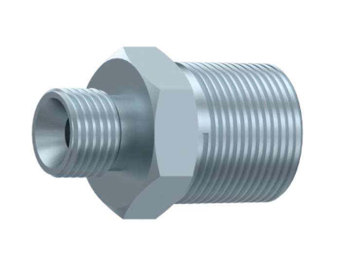 Adapter 3/8" BSP - 3/4" BSPT hane-hane