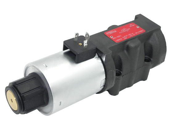 Argo Hytos NG10 24 VDC Cetop Elektrisk 4/2 riktningsventil, PA och BT anslutna 350 bar