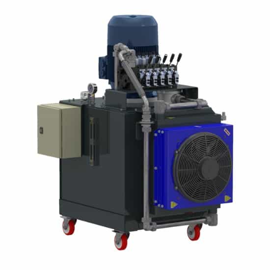 3-fas elektriskt hydraulaggregat 18,5kW med 200 liters tank
