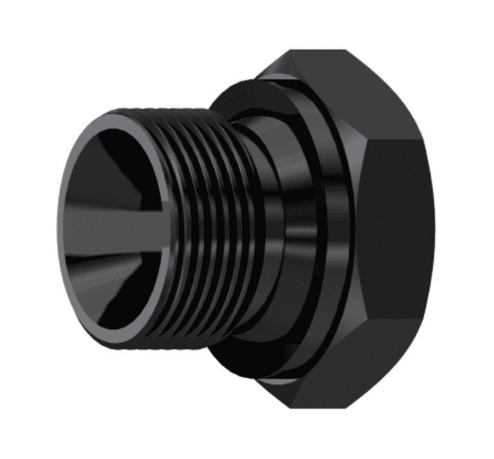 Svetsadapter 1"1/2 BSP (60°) hane hona