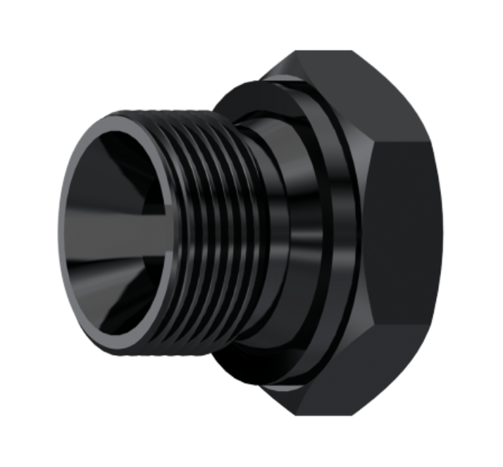 Svetsadapter 1"1/2 BSP (60°) hane hona