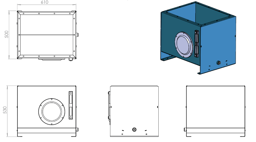 130L hydraultank komplett – bild 2
