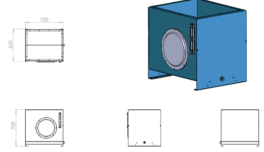 200L hydraultank komplett – bild 2
