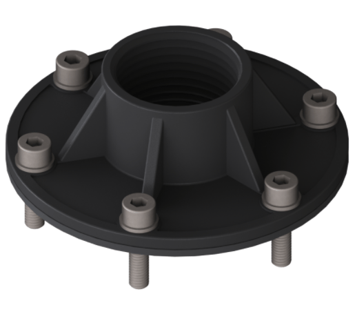 Avluftningsfilter Silikagel 1" BSP för hydrauliktank 100-400l med monteringsadapter – bild 4