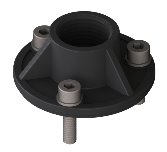Avluftningsfilter Silikagel 1/2" BSP för hydrauliktank 0-50l med monteringsadapter – bild 4