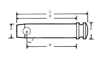 Toppstångssprint med diameter 16 mm, längd 85 mm – bild 2