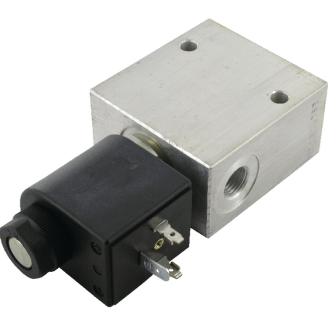3/2 hydraulventil 12V DC 3/8" BSP 35 l/min