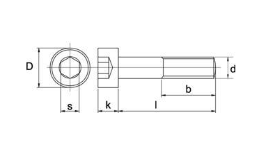 NG6 montering insexskruv M5x100 12,9 svart – bild 2
