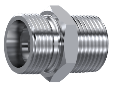 Rostfri BSPT 1/2" - 15L (M22x1,5) hane inskruvningskoppling