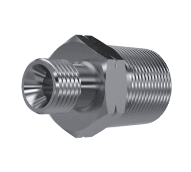 Rostfri BSP 1/4" - NPT 1/8" hane inskruvningskoppling