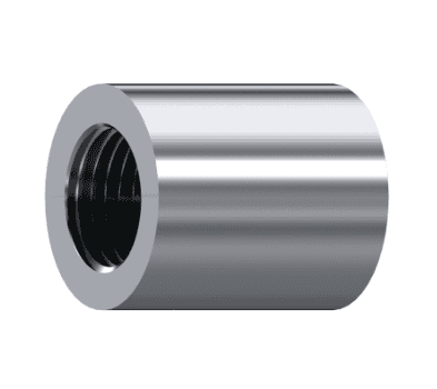 Rostfri inskruvningshylsa 5/8" - 5/8" BSP rund hona