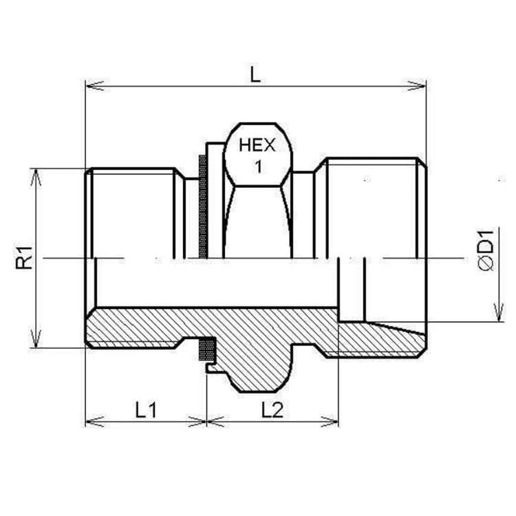 BSP 3/8" - 12L (M18x1,5) hane inskruvningskoppling storpack 100 st – bild 3
