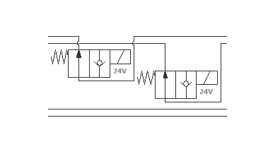 NG6 24V mellanventil NO 2/2-ventil i A och B – bild 2