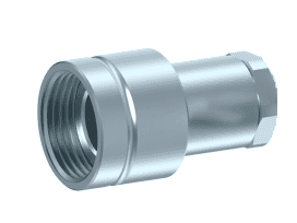 Kul-skruvsnabbkoppling 3/8" NPT 700 bar BG-mått 2 hona