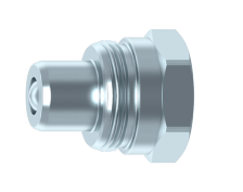 Kul-skruvsnabbkoppling 3/8" NPT 700 bar BG-mått 2 hane