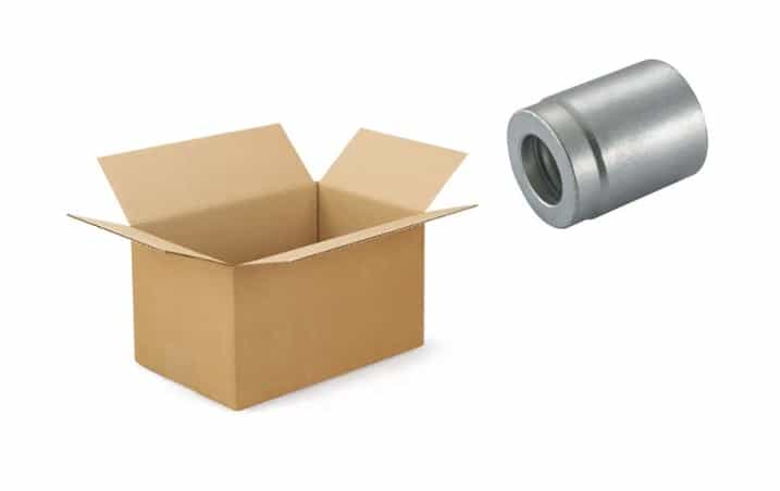 Storpack 100 st presshylsa för DN 3/8" lämplig för 1SC/1SN/2SC/R6/2TE slang