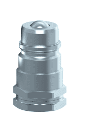 Kulsnabbkoppling 1/2" BSP hane, BG-mått 3 Typ NS