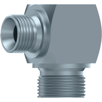BSP reducering vinkelkoppling 3/8" - 1/2" hane-hane