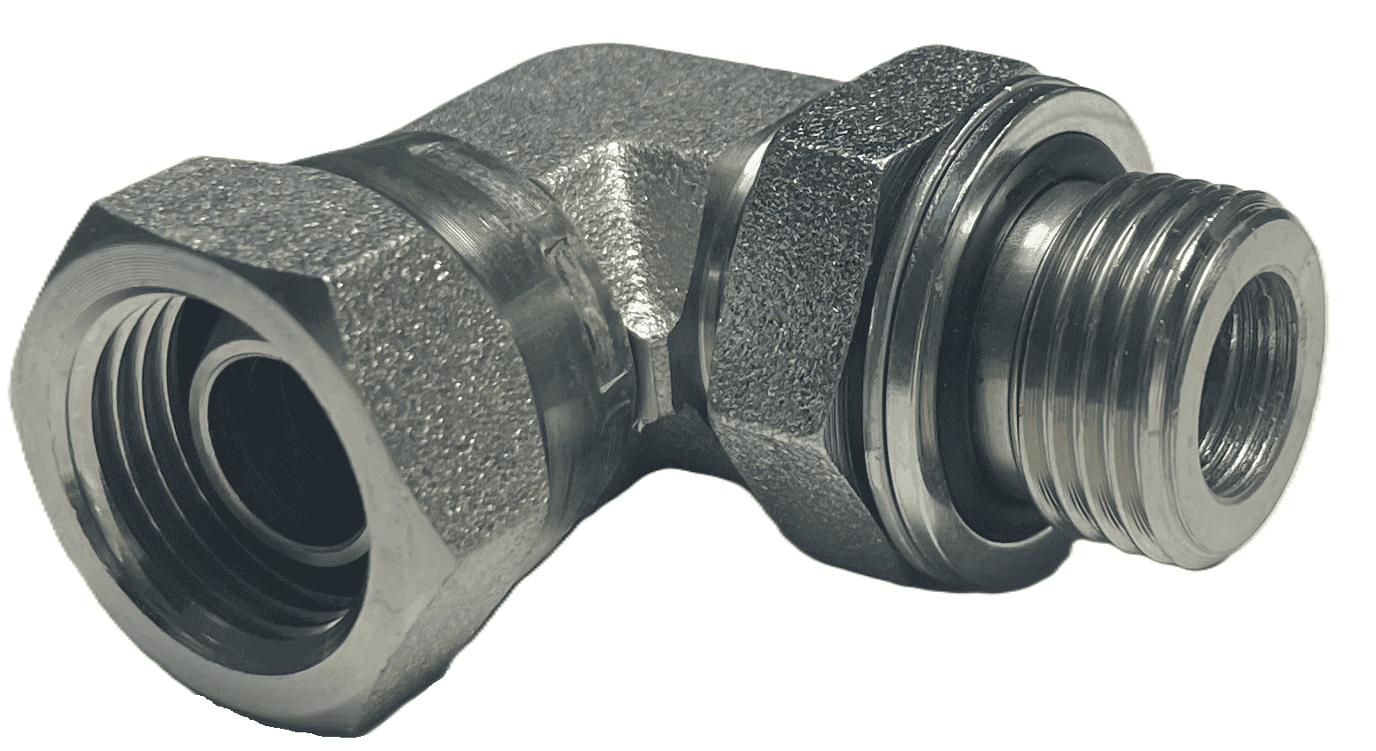 Vinkelkoppling justerbar 90º 3/4" BSP hane- hona med svivel