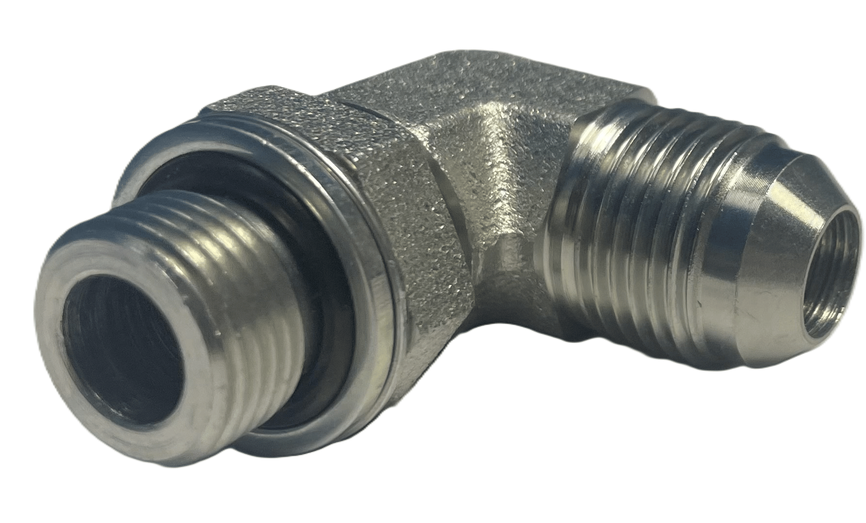 Vinkelkoppling justerbar 1/4" BSP - JIC 1/2" 20h UNF utvändig gänga