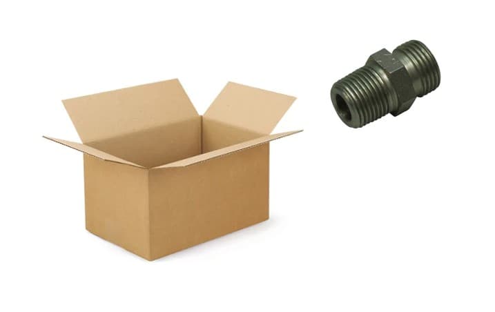 NPT 1/2" - 15L (22x1,5) hane inskruvningskoppling storpack 25 st
