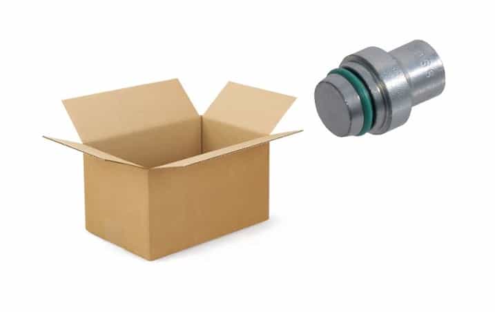 Blindplugg 8L/S med o-ring storpack 400 st